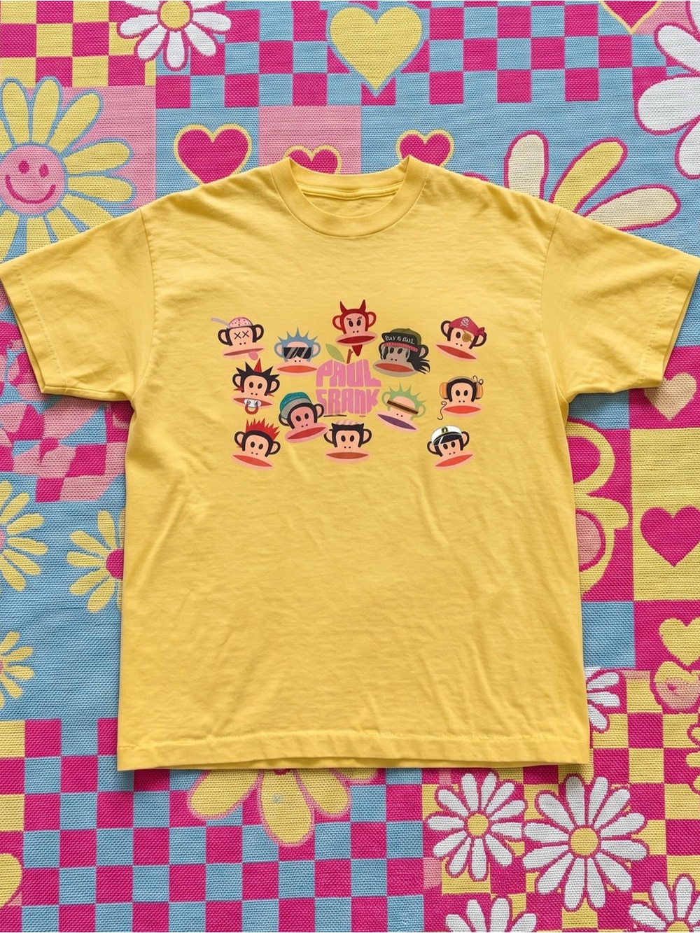 Paul Frank Yellow Short-Sleeve Graphic Tee